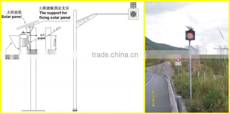 Hot product kutuo 300mm solar traffic light solar power systems traffic signal with factory price