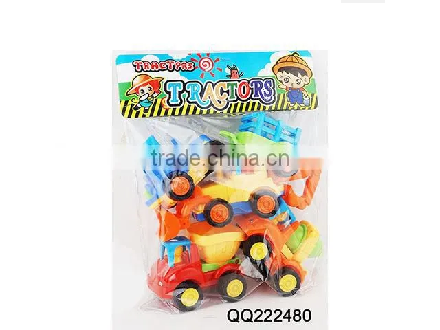 4PCS kids Friction farmer car with bulldozer ,friction car for kids