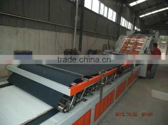 Flute corrugated cardboard laminator machine