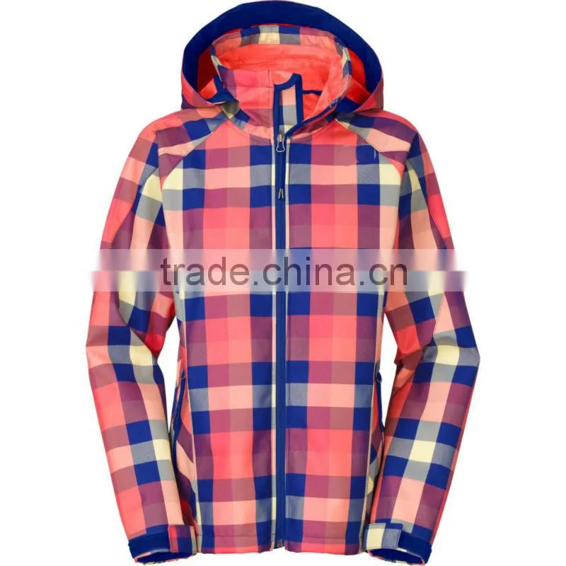 2013 new design softshell jacket women outdoor climbing