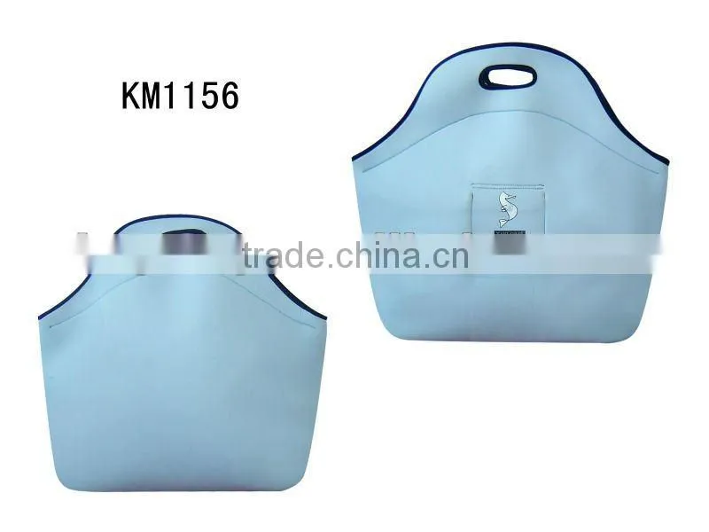 fashion new designed Neoprene bag neoprene beach bag neoprene lunch bag