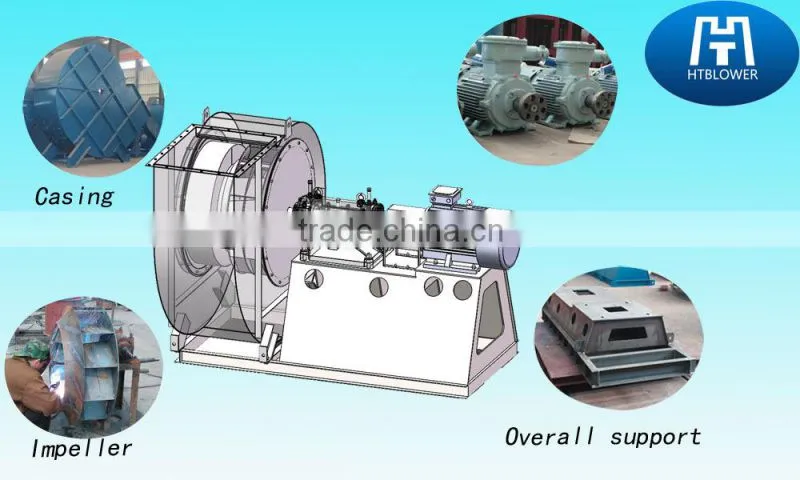 Energy conservation power plant centrifugal fan