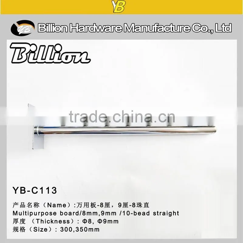 Original Manufacturer slat wall display hook hanging hook with 6 balls pipe hook