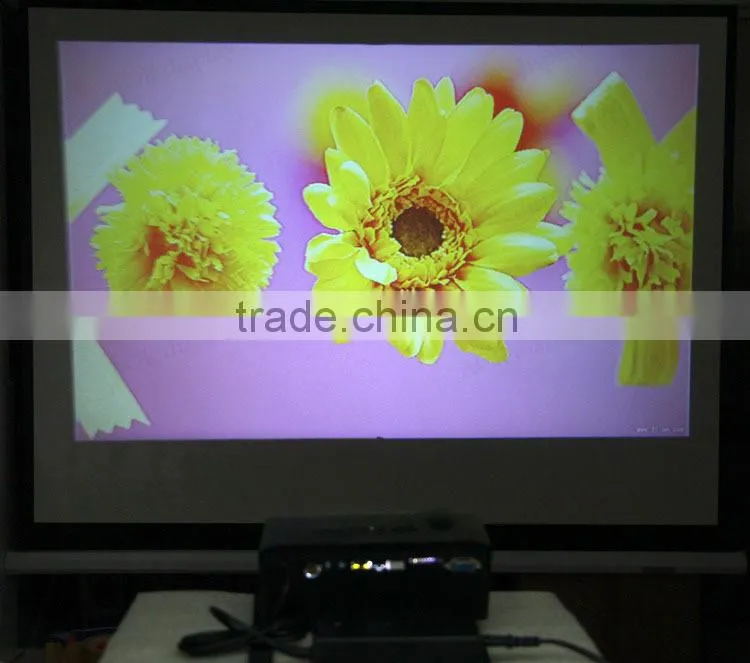 2015 Newest LED projector Mini Pico portable Projector TV AV VGA USB & SD with VGA HDMI Home Theater Projectors projeto