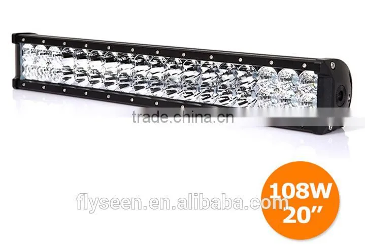 108W LED truck mounted fire engine work light 108W led light bar offroad 12v 24v 18W 36W 54W 72W 108W 126W 144W 198W 234W