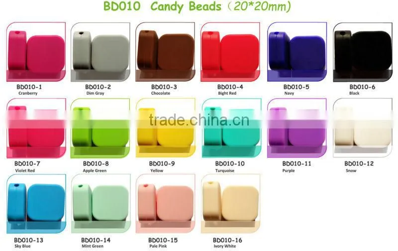 Mixed Food Grade Silicone Bead For Mom Nursing Necklace Jewelry Making Wholesale Chew Baby Teething Beads