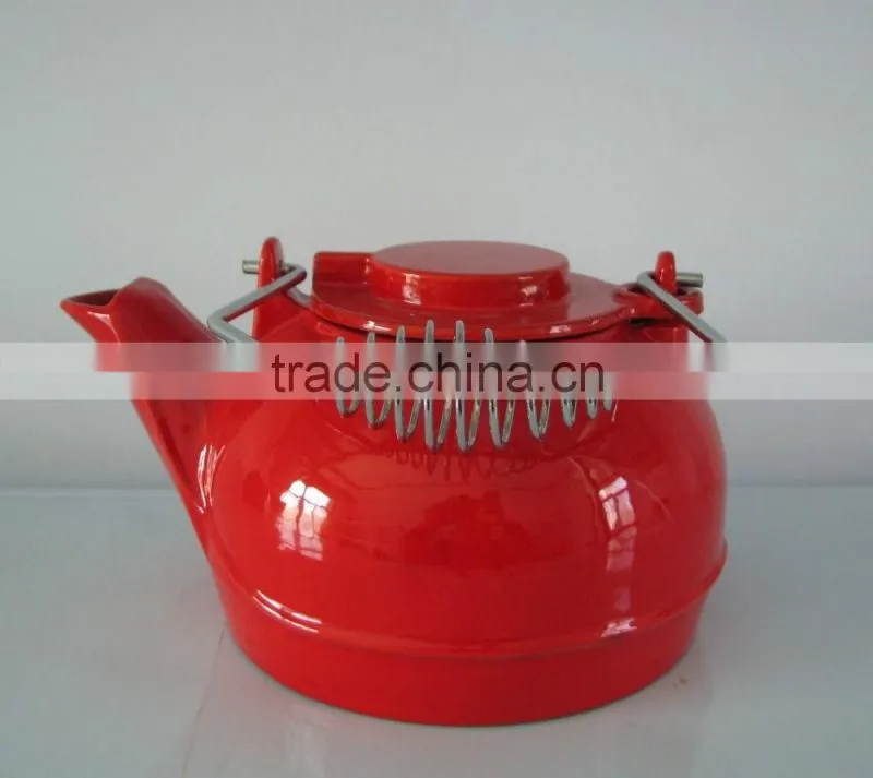 cast iron fashion tea pot set