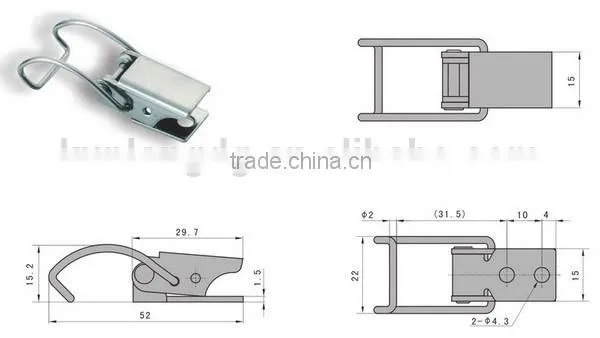 High quality SK3-036 metal catch / toggle hasp lock