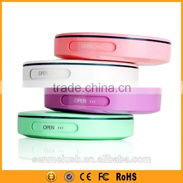 Small Portable Cell Phone Charger 4000mAh for Ladis