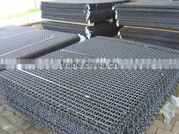 China reinforced crimped wire mesh price