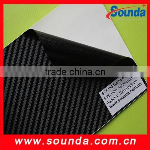 Hot Sale Colored Car Wrap Vinyl Car Wrap Film, 3D Carbon Car Series Sticker