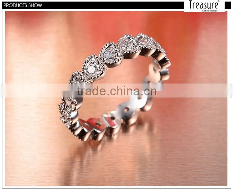 Gemstone jewelry diamond ring Discount jewelry 925 silver ring for women made in china