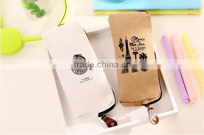 Stationery bags Cloth art makeup bags Creative stationery bags Children learn supplies wholesale