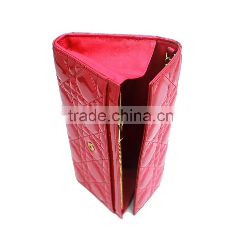 Long Genuine Leather Atomosphere Branded womens Hasp wallet