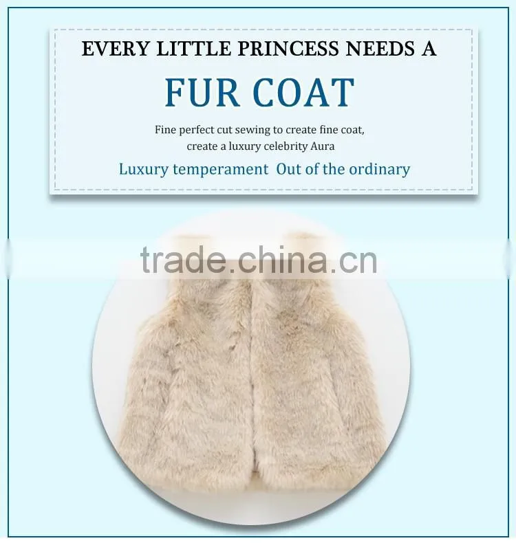 kids clothes, light pink fur vest sale, factory rabbit fur vest