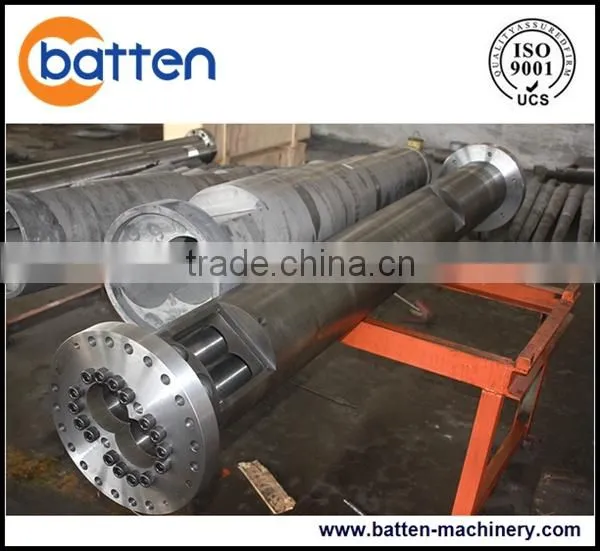 PVC pipe parallel twin screw and barrel plastic extruder machine