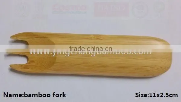 bamboo knife and fork for ice cream
