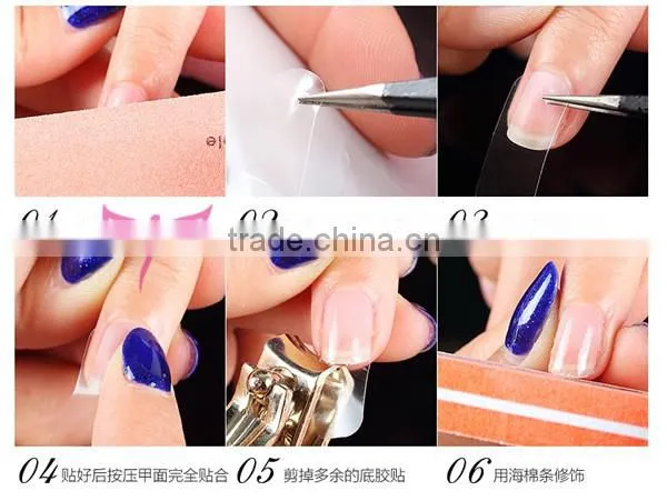 2016 peel-off nail gel polish guard glue base coat sticker