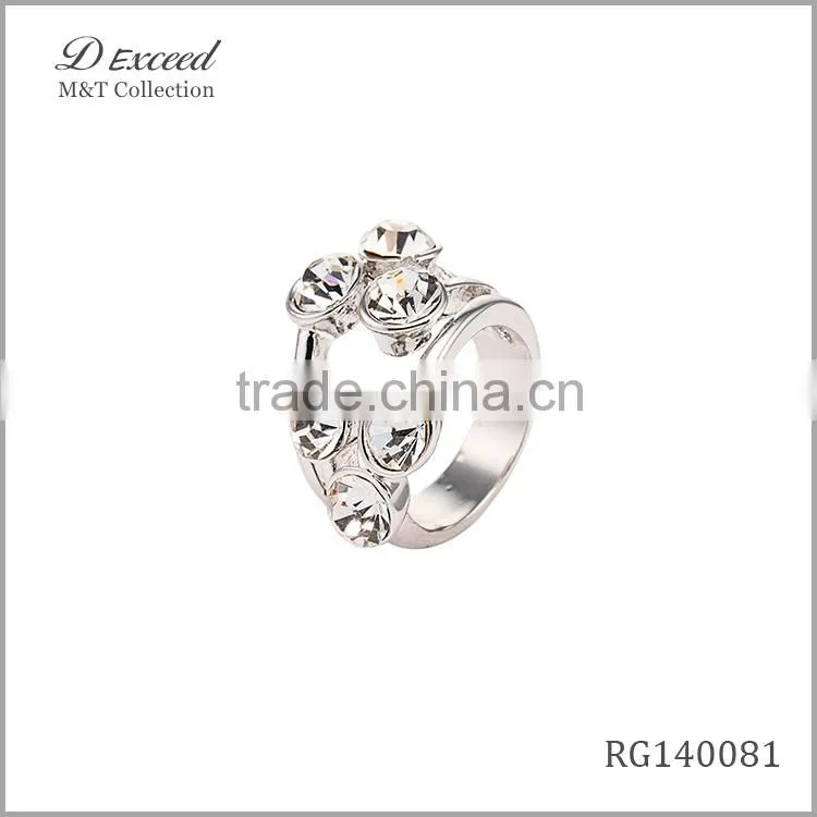 Fashion diamond wedding ring wholesale from Yiwu market