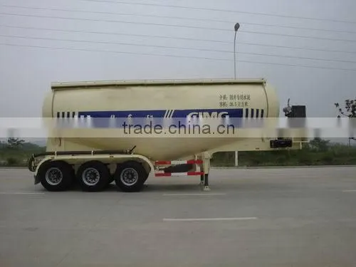 CIMC bulk powder material tanker semi trailer for sale/bulk cement tank semi-trailer