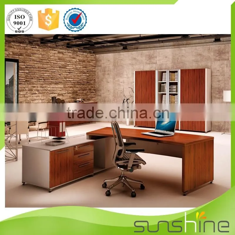 YS-MED05 Wooden MDF Executive Desk Manager Table Office Desk From China