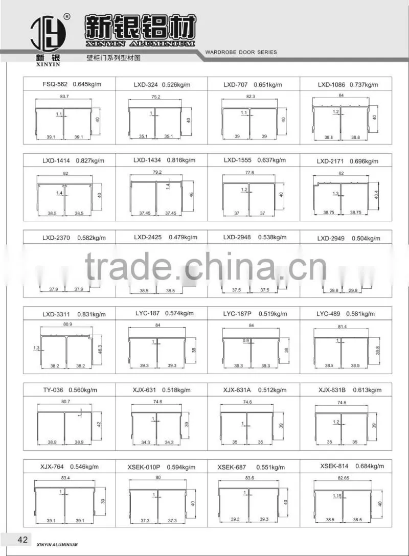 Hot sell Bathroom high guide for sliding door