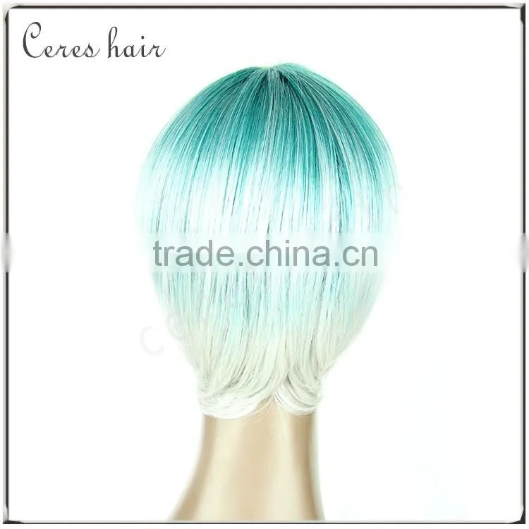 100% Heat Resistant Fiber Women's Cosplay Short Hair Wig For Women