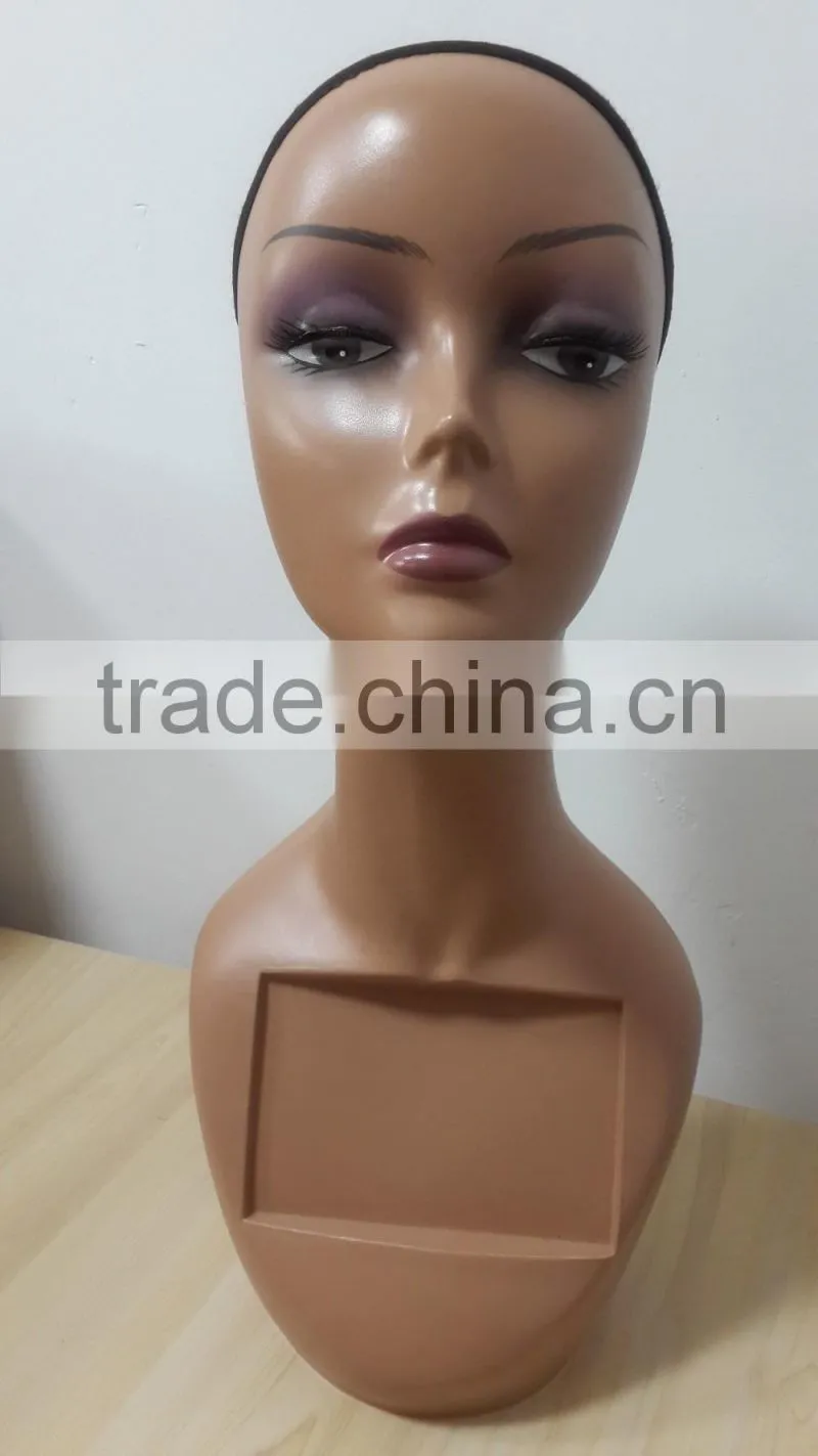 ABS material mannequin head for hair wig display