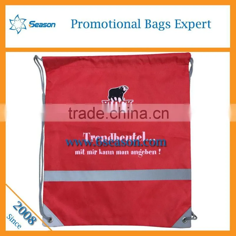 Hot style promotional custom printed drawstring shoe bags wholesale