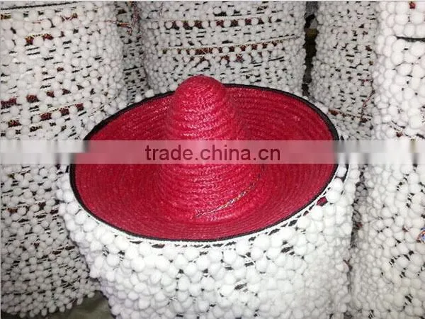 New Design Custom Sombrero Straw Hat For Sale