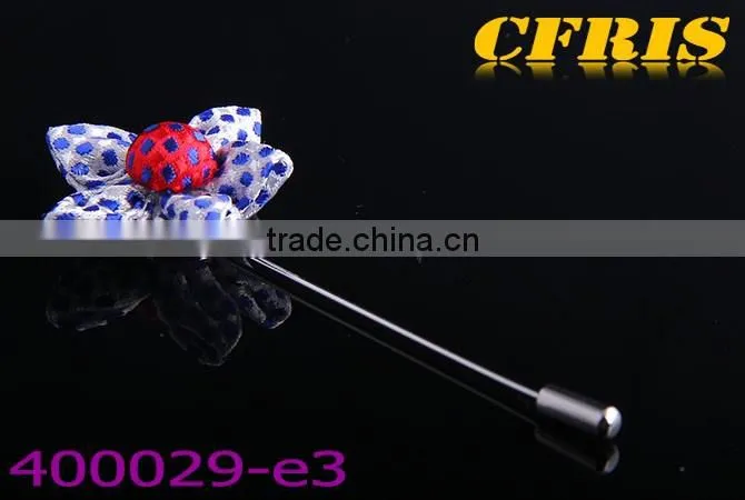 2016 New arriving spot flower,six color cloth lapel pin e1-f6