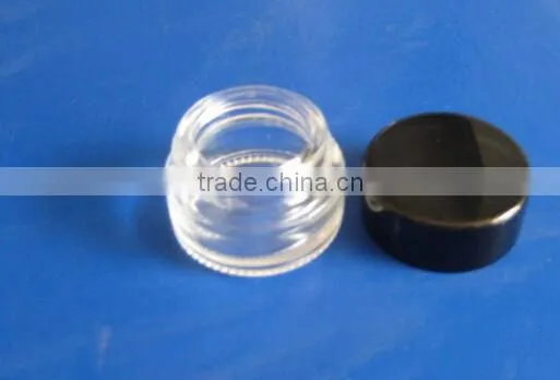 5g/ 10g cheapest food-grade clear glass Container glass jar for sale
