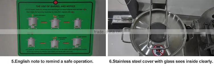 Shinelong Made In China Kitchen Equipment 3L Automatic Food Cutter