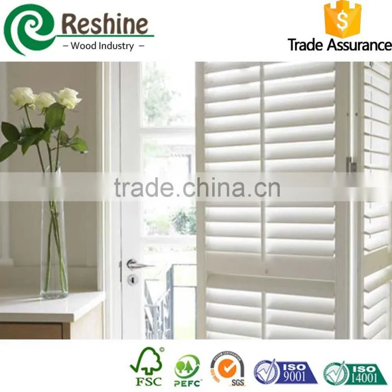 Vinyl plantation window PVC Shutter doors