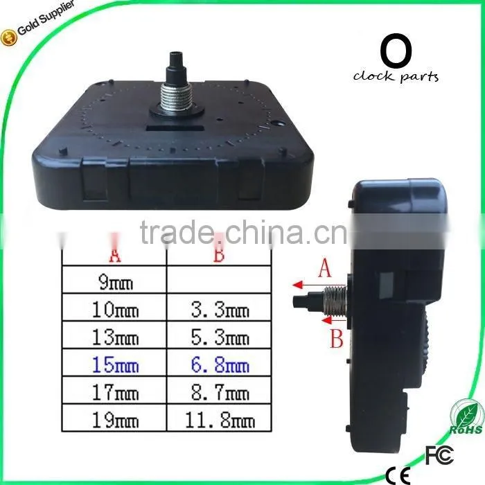 Super Silent Sweep Clock Movement Top Quality