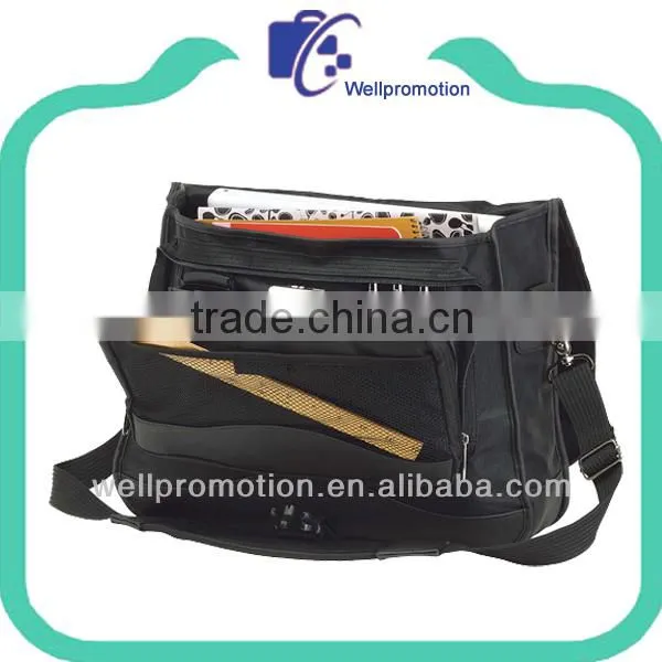 Wellpromotion designer branded nylon Computer Briefcase