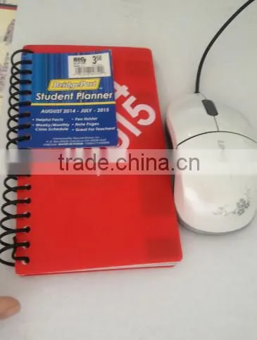 PP cover spiral notebook ,A6 notebook