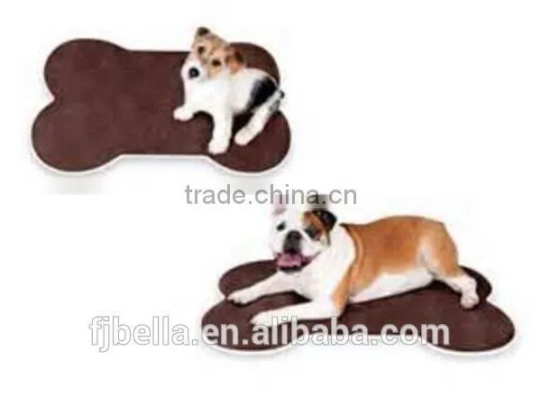 Multi-colors Dog Bone Shape Memory Foam Pet Bed Mat Absorbent Mat