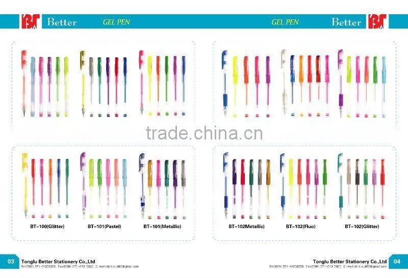 2011 New Rubber gel ink pen