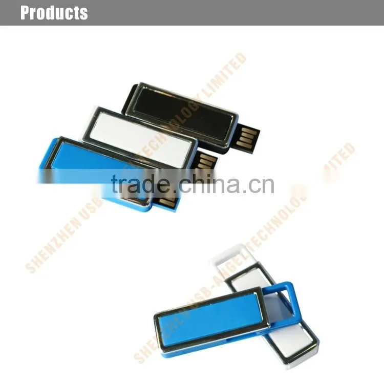 Multi color usb flash drive 8gb sliding usb pen drive 2.0 usb memory stick pen drive