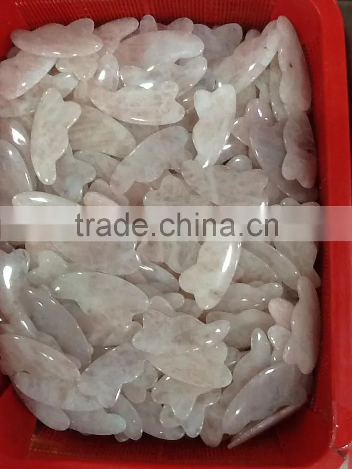 80x55mm rose quartz massager gemstone
