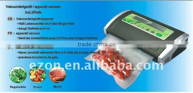 Delux vacuum sealer Deluxe Vacuum food sealer with bag storage & cutter E5500