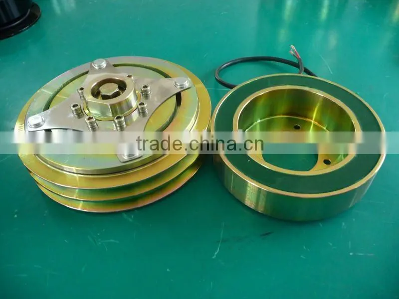 24v air conditioner spare parts factory sell MANDO compressor 210mm 2B grooves auto motive electric magnetic compressor clutch
