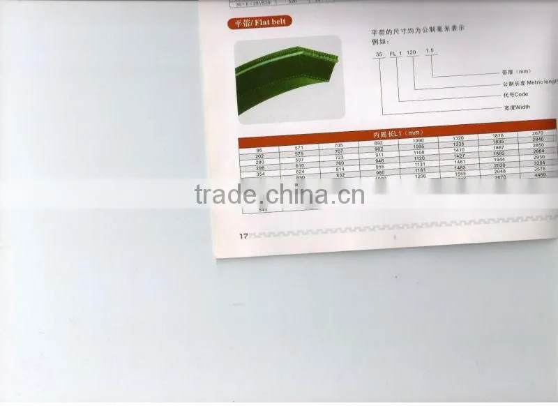 nylon flat belts