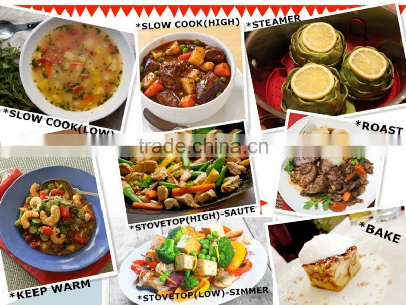 8 in 1 Multi-cooker MC-603D slow cooker Multi-Functional Oven