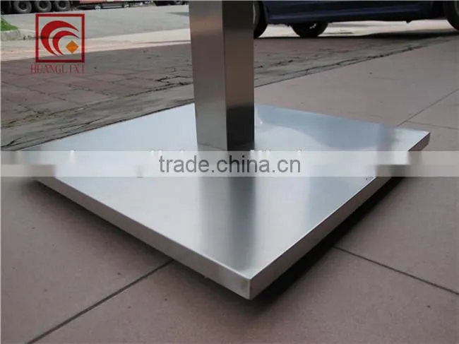 Restaurant table legs, stainless steel table leg, brushed stainless steel table leg parts,table leg brackets