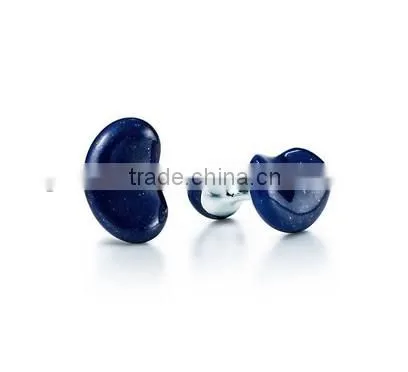 stainless steel fashion bean design cuff links