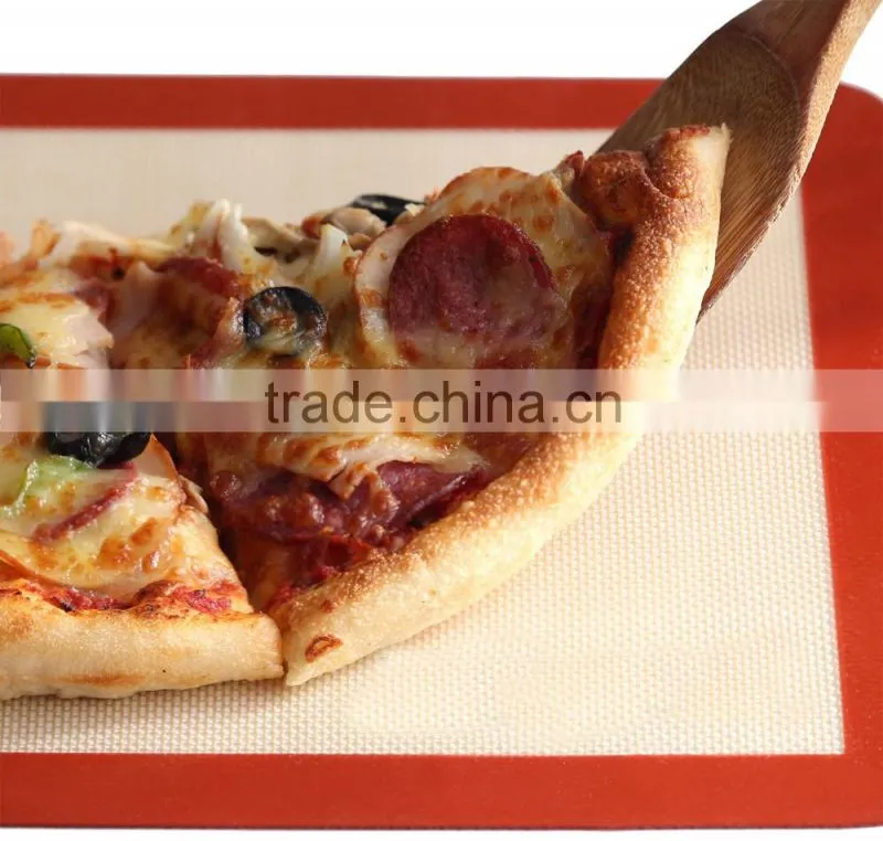 OEM 1 Color Logo Silicone Nonstick Fiberglass Silicone Baking Mat Set