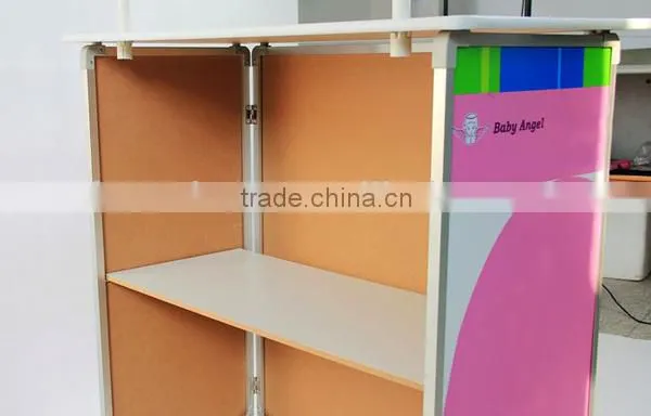 Locked Aluminum Alloy Folding Sales Promotion Table