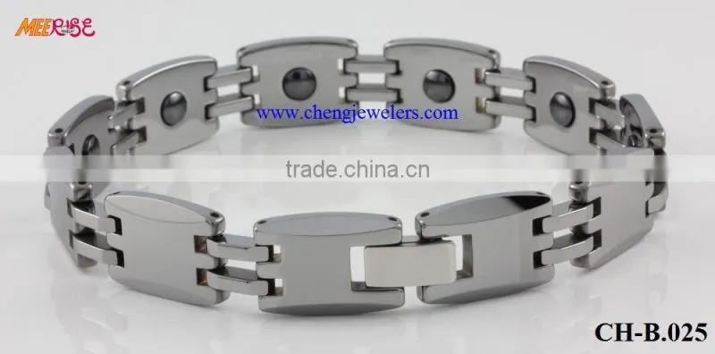 2015 IP black tungsten cool bracelets,stylish bracelets,tungsten jewelers